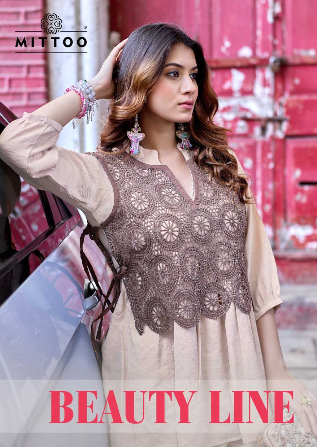 Mittoo Beauty Line Kurti with Koti Bottom Viscose Catalog 4 Pcs (2) Mittoo Beauty Line Kurti with Koti Bottom Viscose Catalog 4 Pcs - Image 3