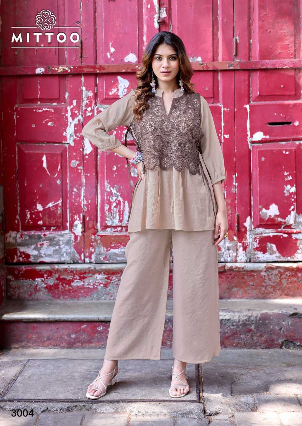 Mittoo Beauty Line Kurti with Koti Bottom Viscose Catalog 4 Pcs (6) Mittoo Beauty Line Kurti with Koti Bottom Viscose Catalog 4 Pcs - Image 7