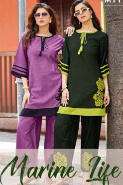 Mittoo Marine Life Viscose Kurti with Bottom Catalog 6 Pcs 247x371 - Surat Fabrics