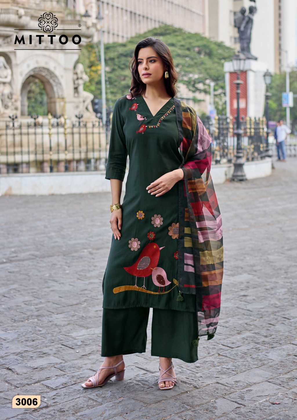 Mittoo Vanshika Kurti with Dupatta Bottom Silk Catalog 6 Pcs (10) Mittoo Vanshika Kurti with Dupatta Bottom Silk Catalog 6 Pcs - Image 11