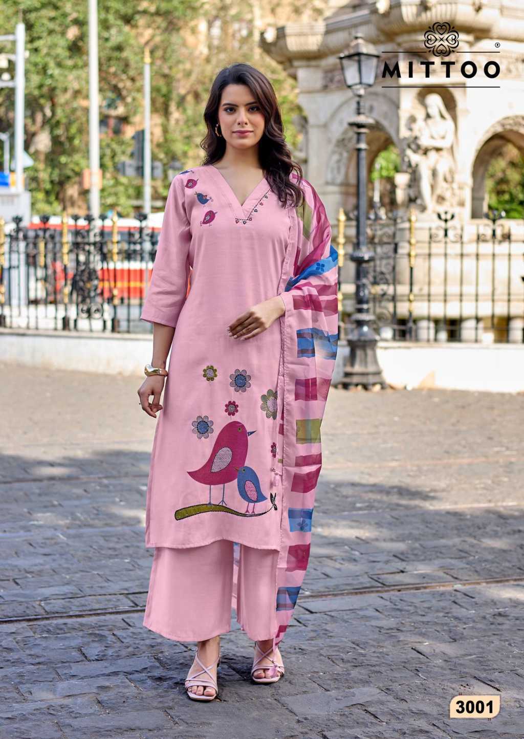 Mittoo Vanshika Kurti with Dupatta Bottom Silk Catalog 6 Pcs (2) Mittoo Vanshika Kurti with Dupatta Bottom Silk Catalog 6 Pcs - Image 3