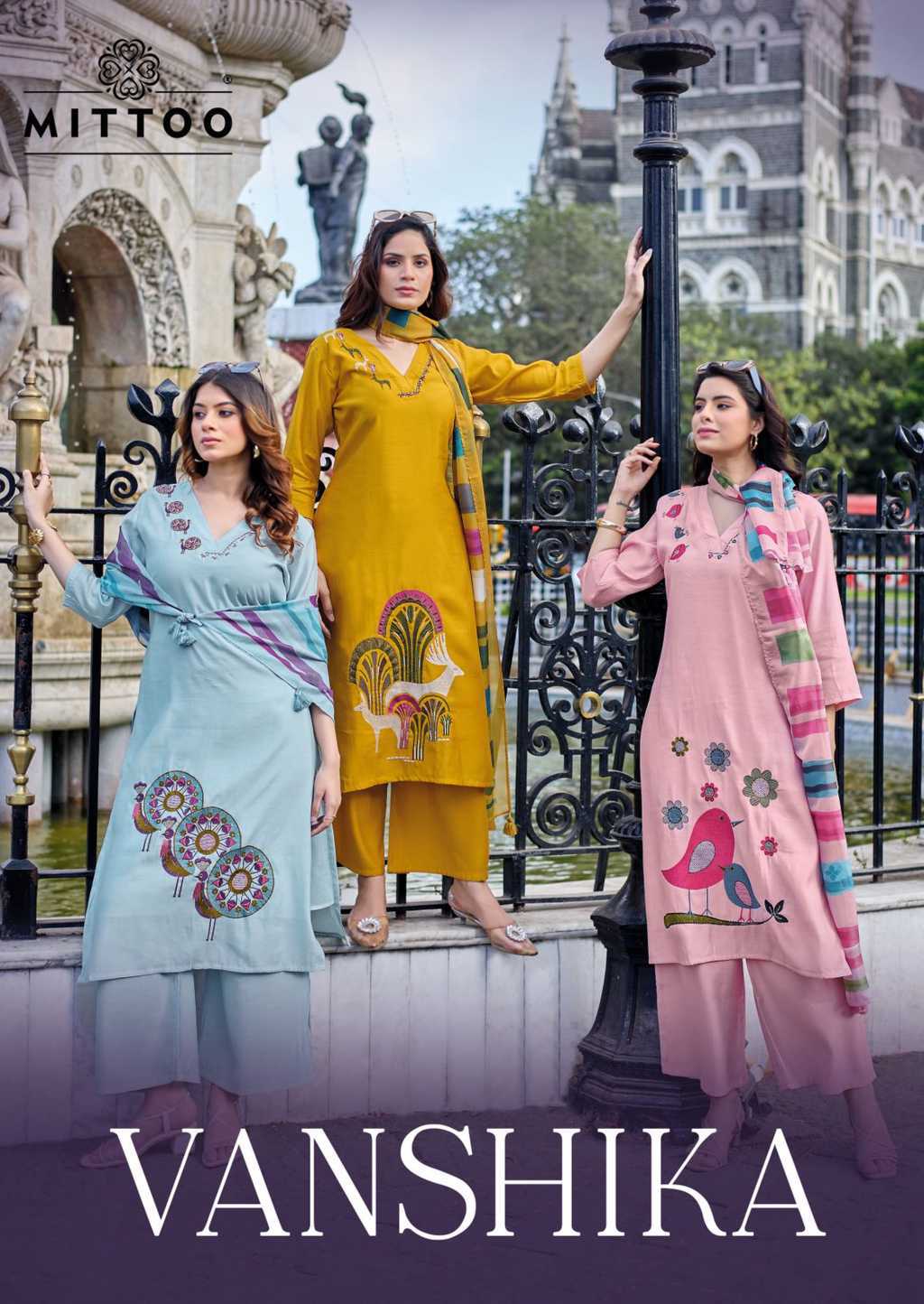Mittoo Vanshika Kurti with Dupatta Bottom Silk Catalog 6 Pcs (3) Mittoo Vanshika Kurti with Dupatta Bottom Silk Catalog 6 Pcs - Image 4