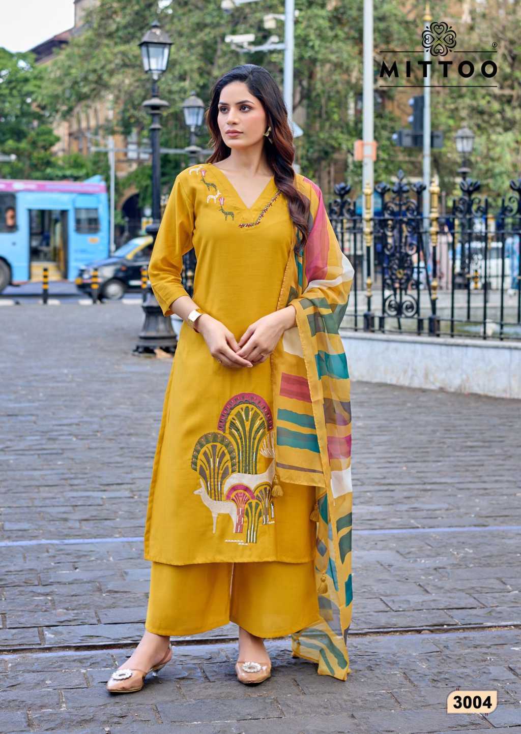 Mittoo Vanshika Kurti with Dupatta Bottom Silk Catalog 6 Pcs (6) Mittoo Vanshika Kurti with Dupatta Bottom Silk Catalog 6 Pcs - Image 7