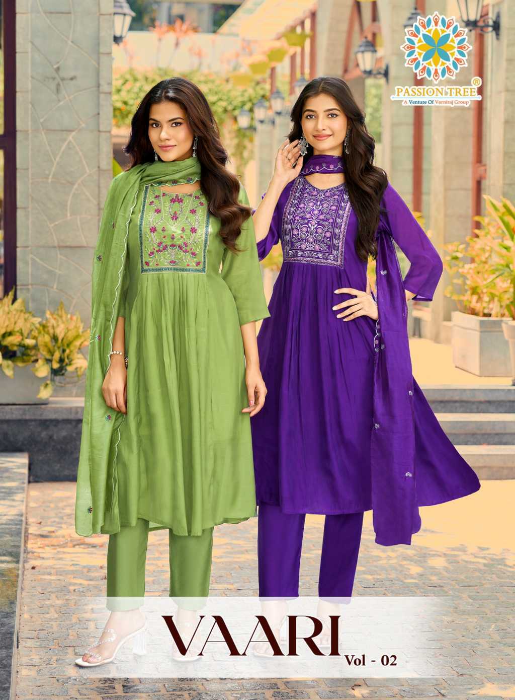 Passion Tree Vaari Vol 2 Kurti with Dupatta Bottom Chanderi Catalog 6 Pcs (1) Passion Tree Vaari Vol 2 Kurti with Dupatta Bottom Chanderi Catalog 6 Pcs - Image 2