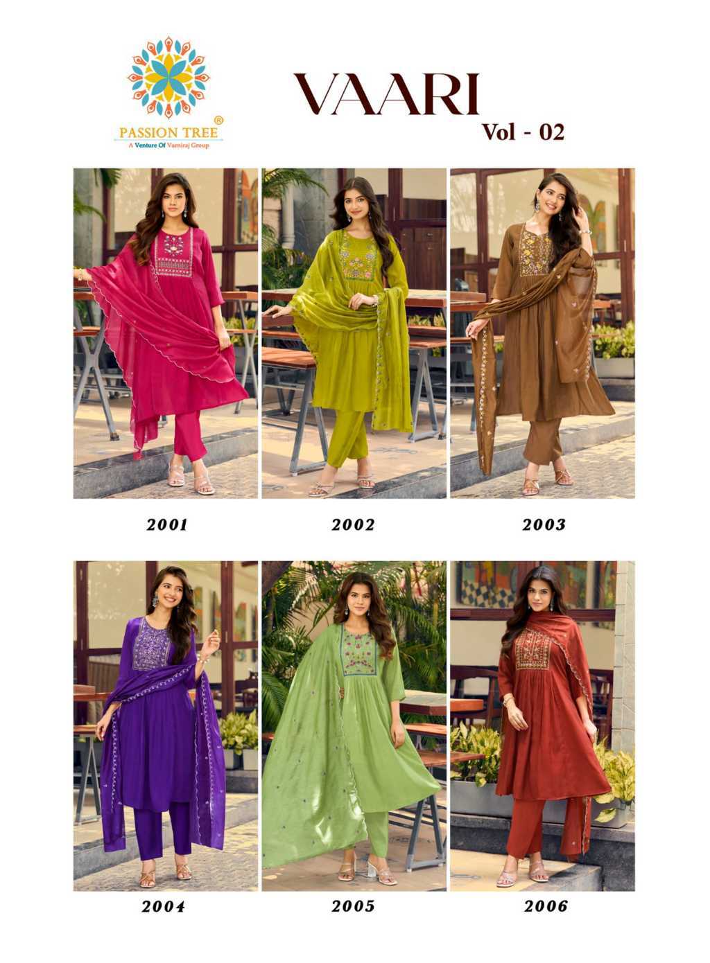Passion Tree Vaari Vol 2 Kurti with Dupatta Bottom Chanderi Catalog 6 Pcs (10) Passion Tree Vaari Vol 2 Kurti with Dupatta Bottom Chanderi Catalog 6 Pcs - Image 11