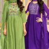 Passion Tree Vaari Vol 2 Kurti with Dupatta Bottom Chanderi Catalog 6 Pcs