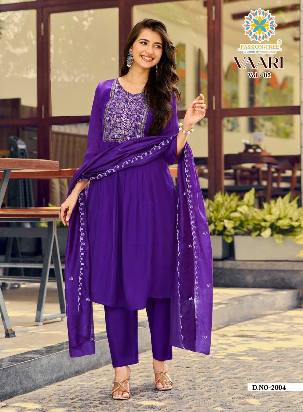 Passion Tree Vaari Vol 2 Kurti with Dupatta Bottom Chanderi Catalog 6 Pcs (5) Passion Tree Vaari Vol 2 Kurti with Dupatta Bottom Chanderi Catalog 6 Pcs - Image 6