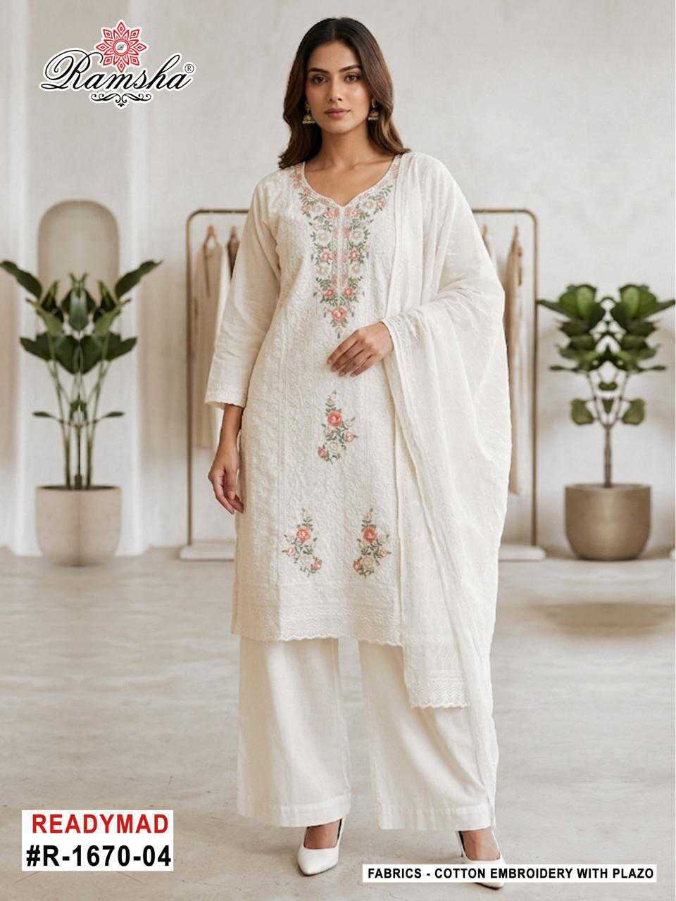 Ramsha R 1670 NX Cotton Readymade Salwar Suit Catalog 5 Pcs (1) Ramsha R 1670 NX Cotton Readymade Salwar Suit Catalog 5 Pcs - Image 3