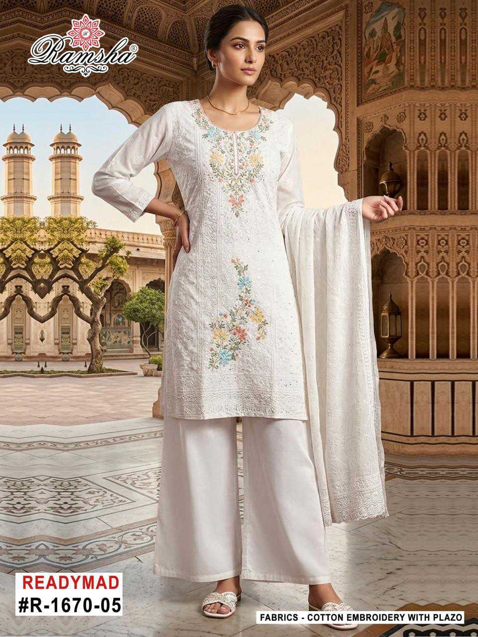 Ramsha R 1670 NX Cotton Readymade Salwar Suit Catalog 5 Pcs (4) Ramsha R 1670 NX Cotton Readymade Salwar Suit Catalog 5 Pcs - Image 5