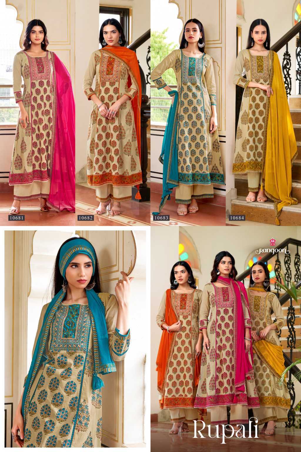 Rangoon Rupali by Kessi Cotton Readymade Salwar Suit Catalog 4 Pcs (12) Rangoon Rupali by Kessi Cotton Readymade Salwar Suit Catalog 4 Pcs - Image 13
