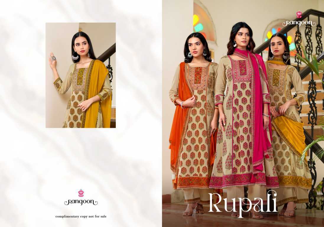 Rangoon Rupali by Kessi Cotton Readymade Salwar Suit Catalog 4 Pcs (8) Rangoon Rupali by Kessi Cotton Readymade Salwar Suit Catalog 4 Pcs - Image 9