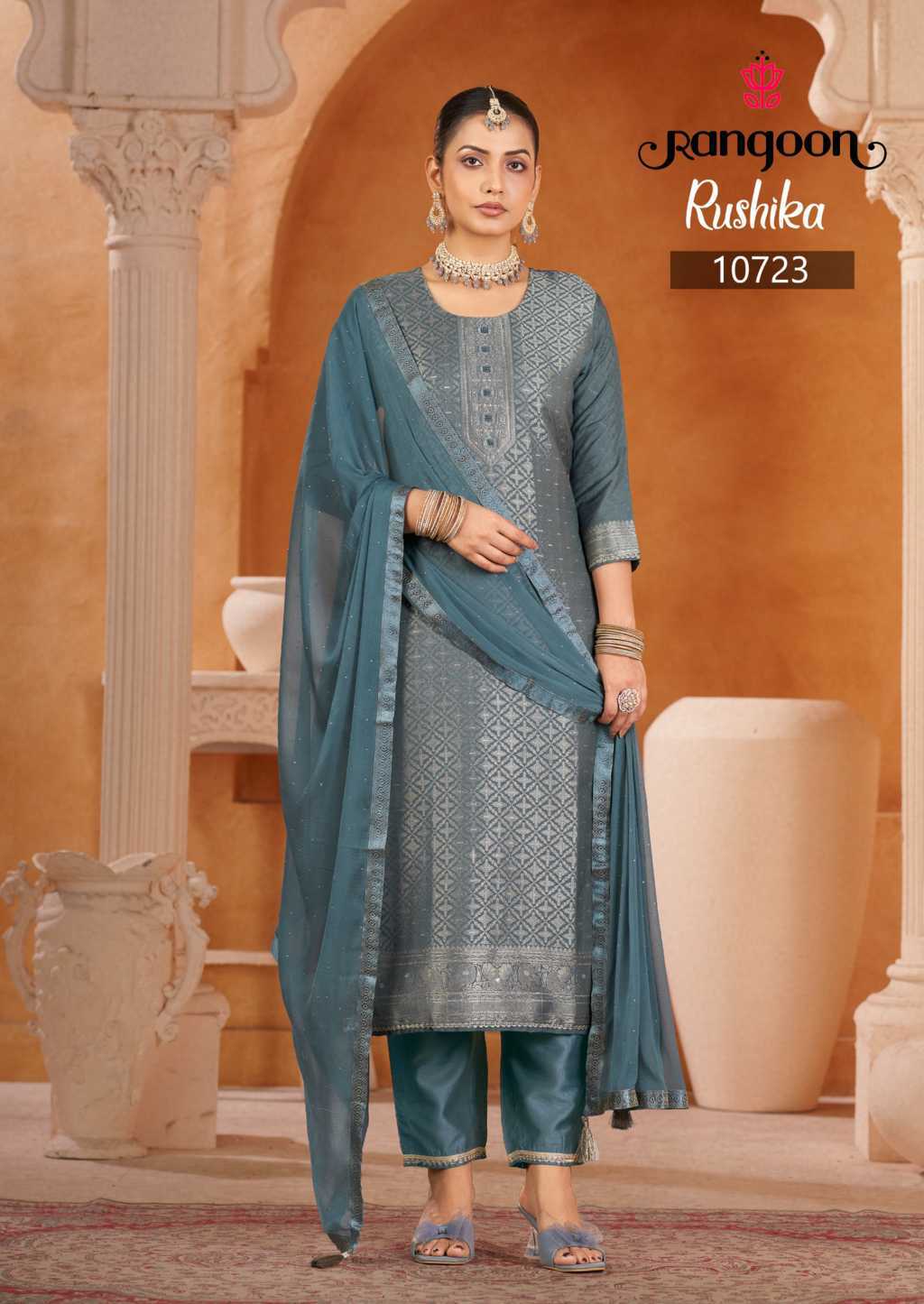 Rangoon Rushika by Kessi Viscose Readymade Salwar Suit Catalog 4 Pcs (5) Rangoon Rushika by Kessi Viscose Readymade Salwar Suit Catalog 4 Pcs - Image 6