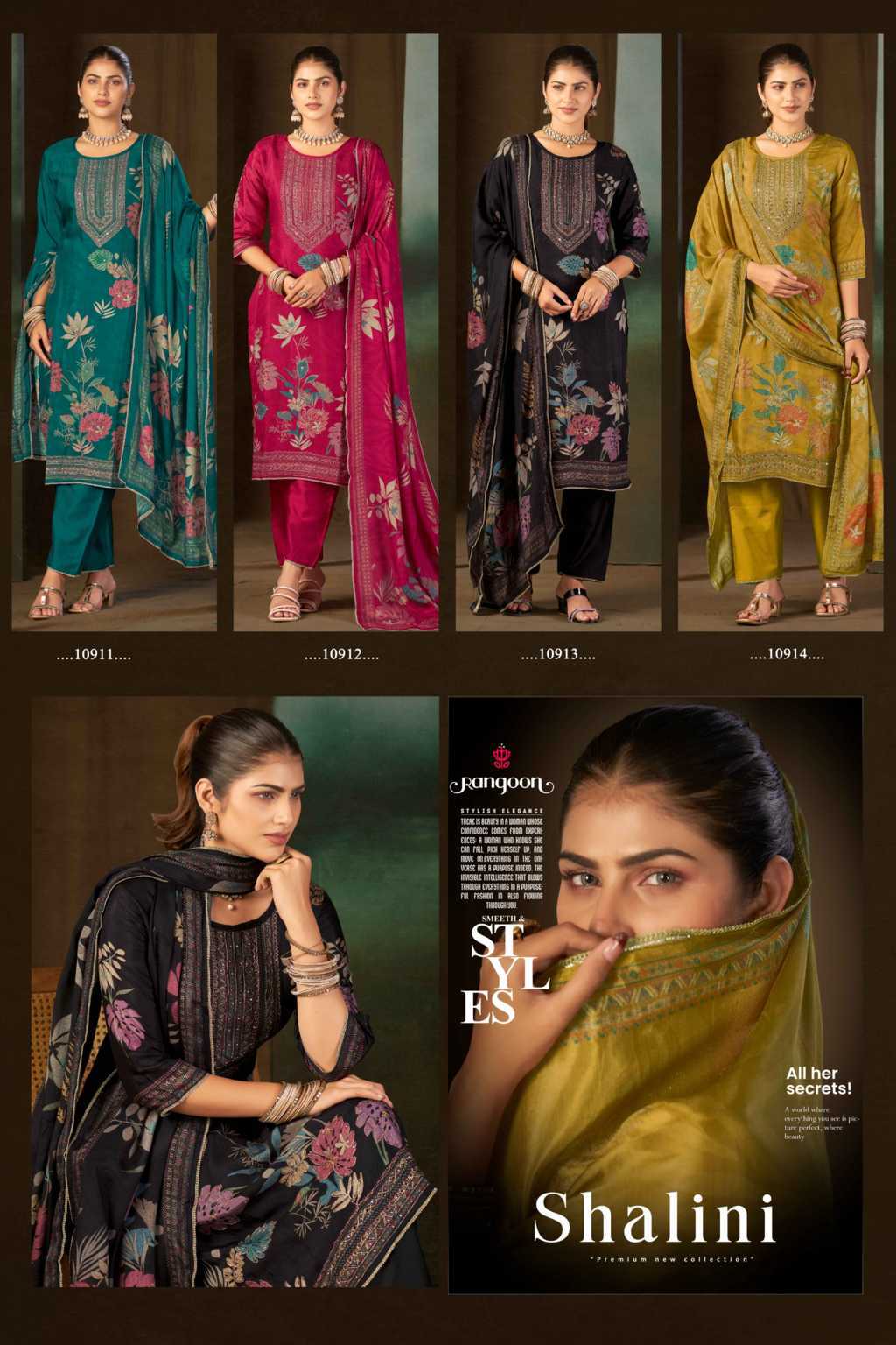 Rangoon Shalini by Kessi Muslin Readymade Salwar Suit Catalog 4 Pcs (10) Rangoon Shalini by Kessi Muslin Readymade Salwar Suit Catalog 4 Pcs - Image 11