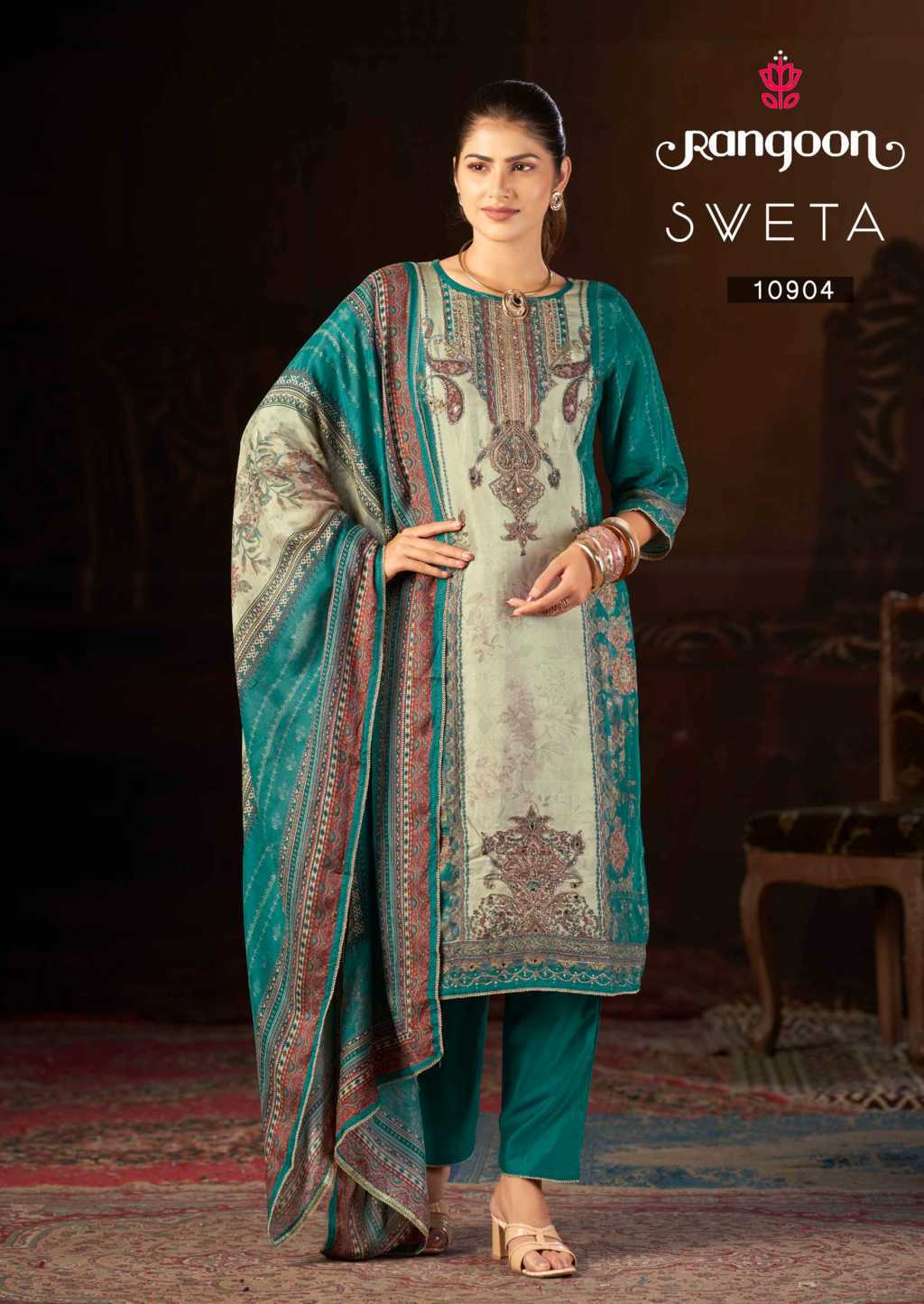 Rangoon Sveta by Kessi Muslin Readymade Salwar Suit Catalog 4 Pcs (7) Rangoon Sveta by Kessi Muslin Readymade Salwar Suit Catalog 4 Pcs - Image 8