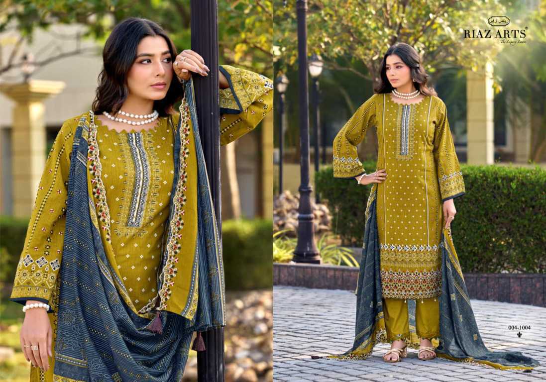 Riaz Arts Bin Saeed Vol 16 by Mumtaz Arts Cotton Salwar Suit Catalog 6 Pcs (2) Riaz Arts Bin Saeed Vol 16 by Mumtaz Arts Cotton Salwar Suit Catalog 6 Pcs - Image 3