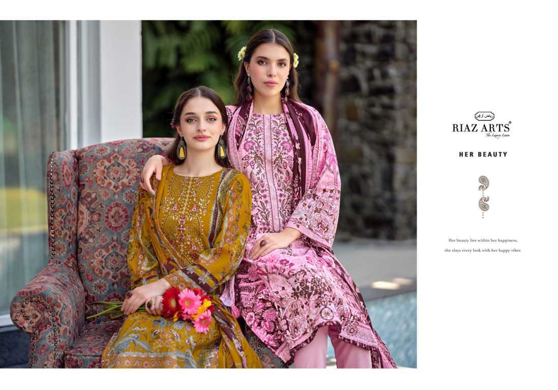 Riaz Arts Musafir Vol 44 by Mumtaz Arts Lawn Salwar Suit Catalog 6 Pcs (1) Riaz Arts Musafir Vol 44 by Mumtaz Arts Lawn Salwar Suit Catalog 6 Pcs - Image 2