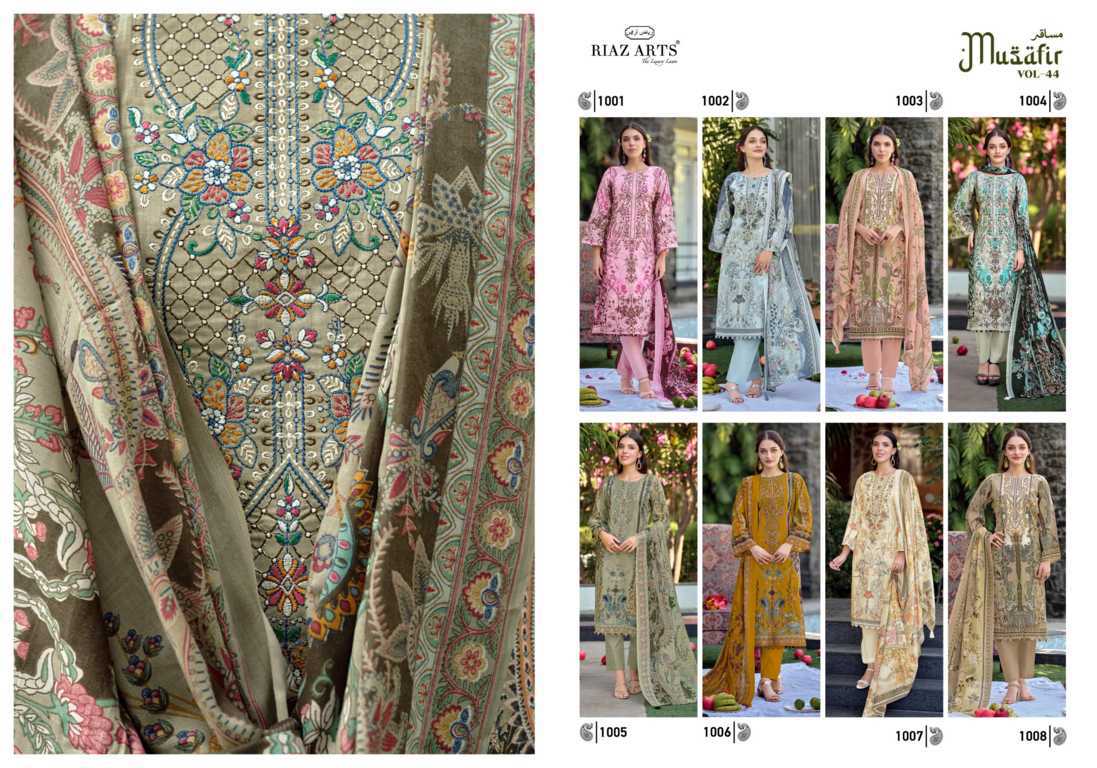 Riaz Arts Musafir Vol 44 by Mumtaz Arts Lawn Salwar Suit Catalog 6 Pcs (13) Riaz Arts Musafir Vol 44 by Mumtaz Arts Lawn Salwar Suit Catalog 6 Pcs - Image 14