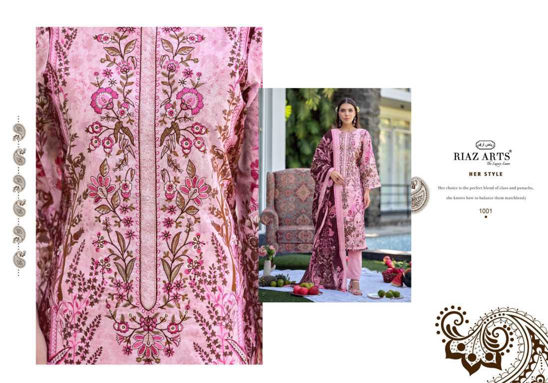 Riaz Arts Musafir Vol 44 by Mumtaz Arts Lawn Salwar Suit Catalog 6 Pcs (2) Riaz Arts Musafir Vol 44 by Mumtaz Arts Lawn Salwar Suit Catalog 6 Pcs - Image 3