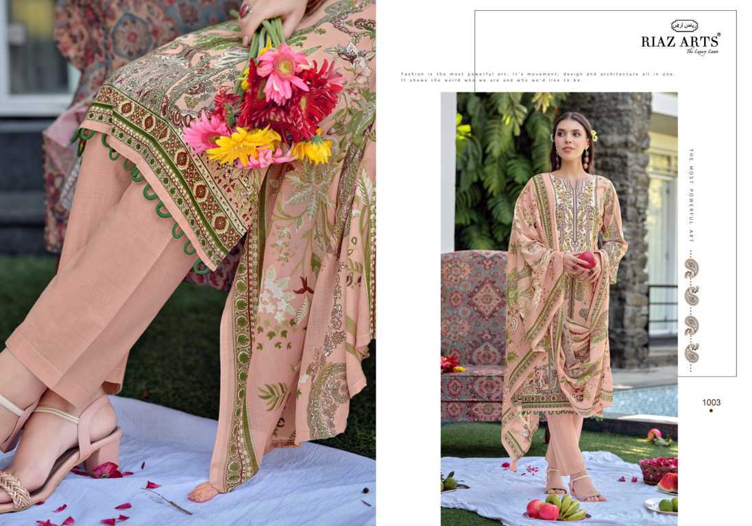 Riaz Arts Musafir Vol 44 by Mumtaz Arts Lawn Salwar Suit Catalog 6 Pcs (5) Riaz Arts Musafir Vol 44 by Mumtaz Arts Lawn Salwar Suit Catalog 6 Pcs - Image 6
