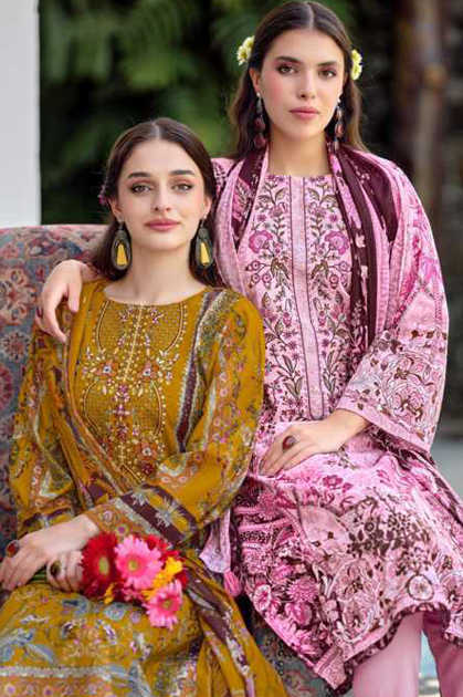 Riaz Arts Musafir Vol 44 by Mumtaz Arts Lawn Salwar Suit Catalog 6 Pcs Riaz Arts Musafir Vol 44 by Mumtaz Arts Lawn Salwar Suit Catalog 6 Pcs
