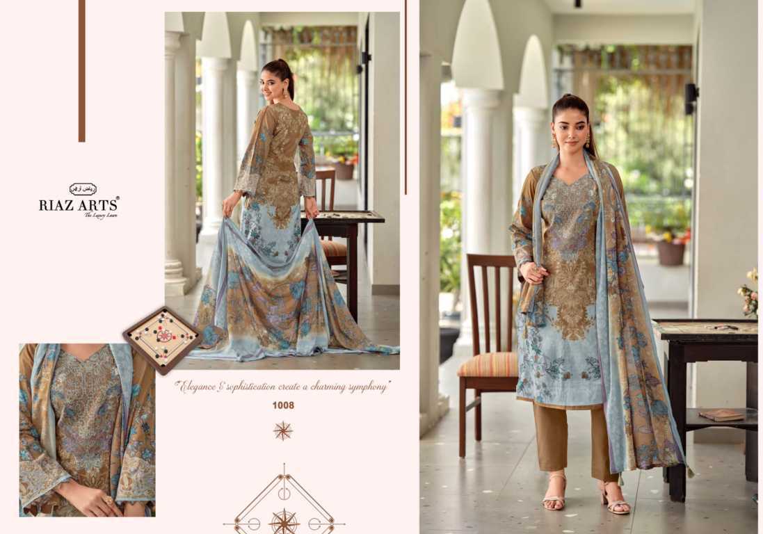 Riaz Arts Nayra Vol 42 by Mumtaz Arts Cotton Salwar Suit Catalog 8 Pcs (16) Riaz Arts Nayra Vol 42 by Mumtaz Arts Cotton Salwar Suit Catalog 8 Pcs - Image 17