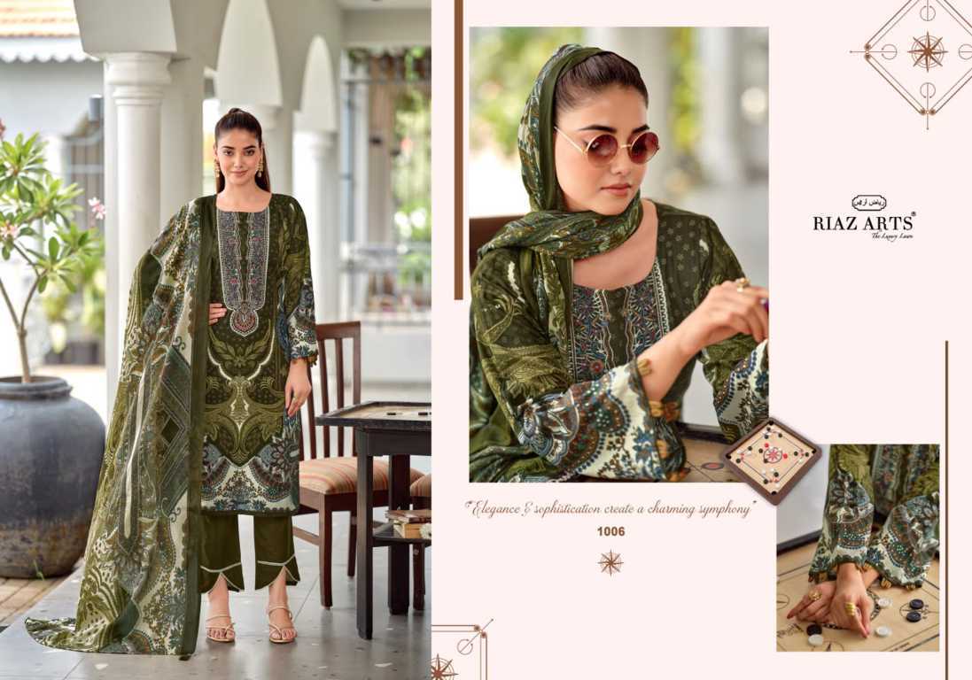 Riaz Arts Nayra Vol 42 by Mumtaz Arts Cotton Salwar Suit Catalog 8 Pcs (8) Riaz Arts Nayra Vol 42 by Mumtaz Arts Cotton Salwar Suit Catalog 8 Pcs - Image 9