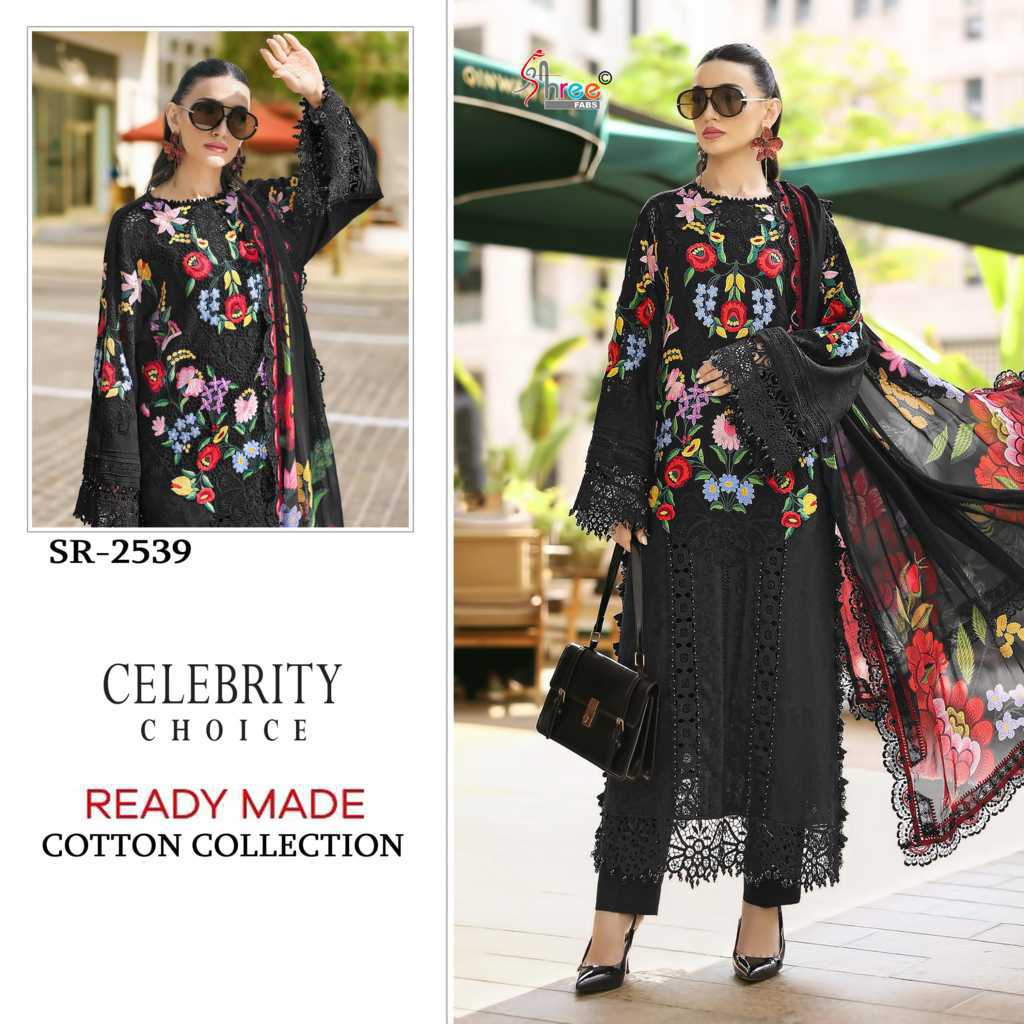 Shree Fabs Celebrity Choice SR 2539 A-D Cotton Readymade Salwar Suit Catalog 4 Pcs (2) Shree Fabs Celebrity Choice SR 2539 A-D Cotton Readymade Salwar Suit Catalog 4 Pcs - Image 3