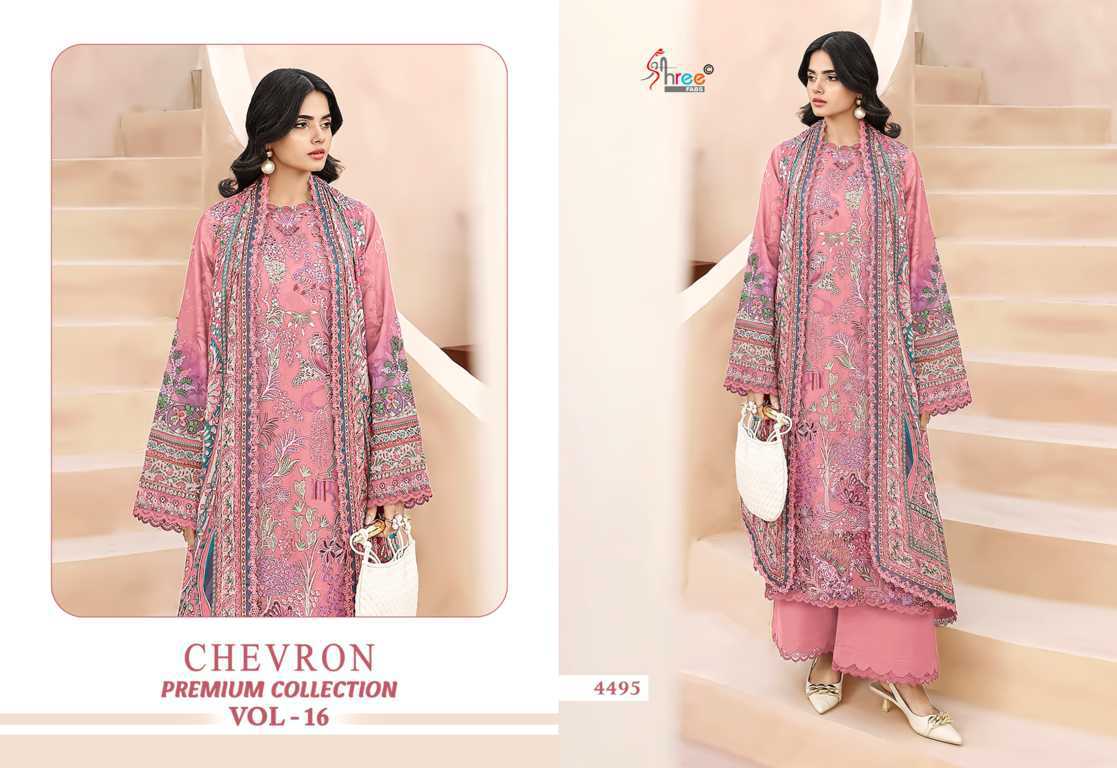 Shree Fabs Chevron Premium Collection Vol 16 Chiffon Cotton Salwar Suit Catalog 8 Pcs (4) Shree Fabs Chevron Premium Collection Vol 16 Chiffon Cotton Salwar Suit Catalog 8 Pcs - Image 5