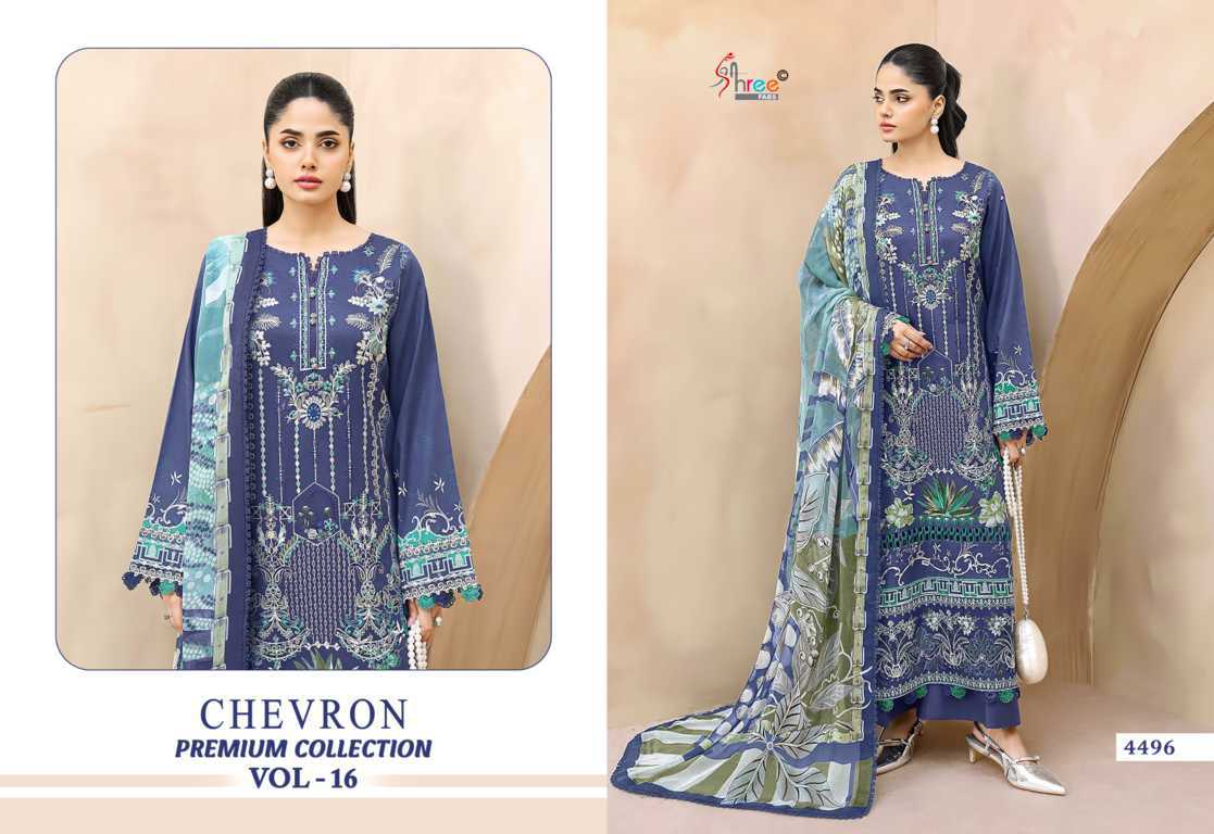 Shree Fabs Chevron Premium Collection Vol 16 Chiffon Cotton Salwar Suit Catalog 8 Pcs (5) Shree Fabs Chevron Premium Collection Vol 16 Chiffon Cotton Salwar Suit Catalog 8 Pcs - Image 6