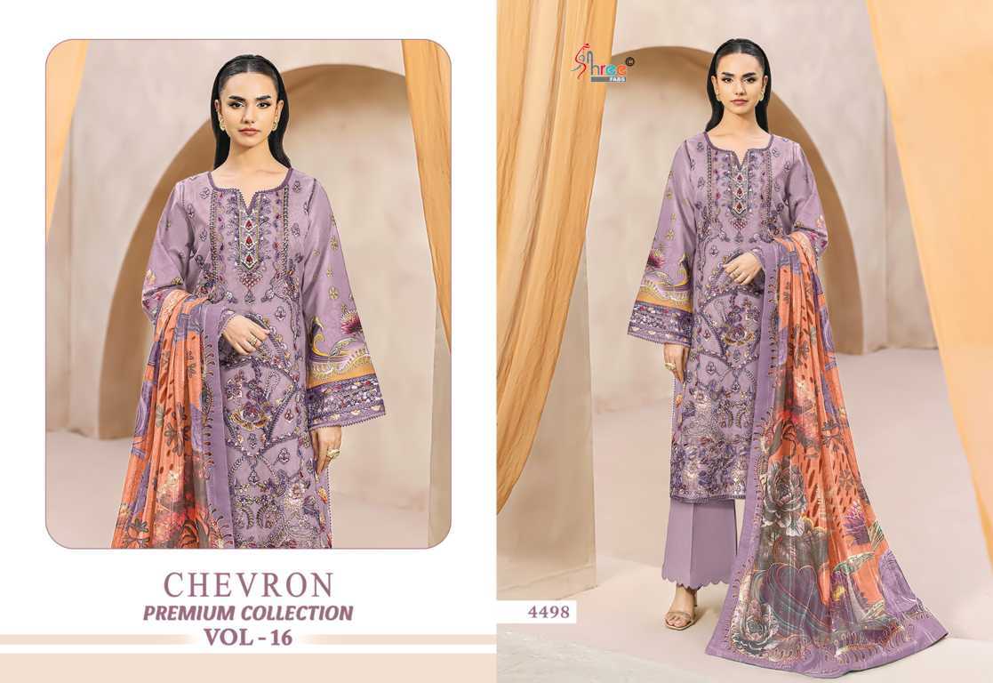 Shree Fabs Chevron Premium Collection Vol 16 Chiffon Cotton Salwar Suit Catalog 8 Pcs (7) Shree Fabs Chevron Premium Collection Vol 16 Chiffon Cotton Salwar Suit Catalog 8 Pcs - Image 8