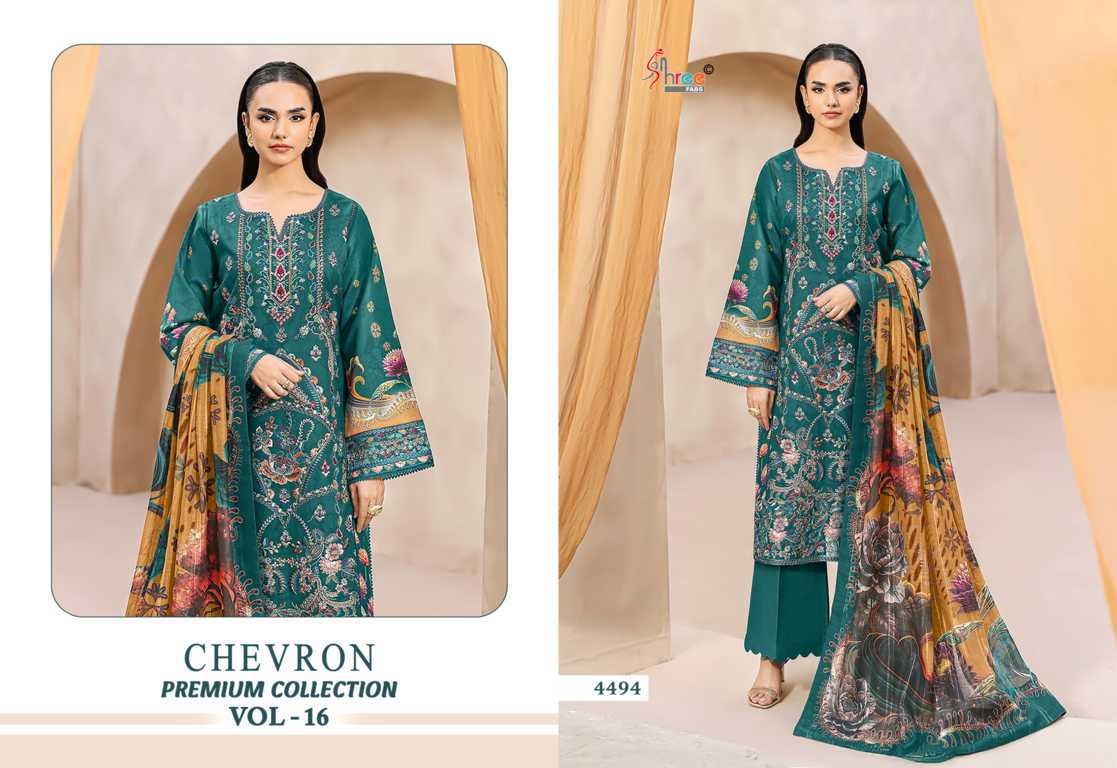 Shree Fabs Chevron Premium Collection Vol 16 Chiffon Cotton Salwar Suit Catalog 8 Pcs (9) Shree Fabs Chevron Premium Collection Vol 16 Chiffon Cotton Salwar Suit Catalog 8 Pcs - Image 10