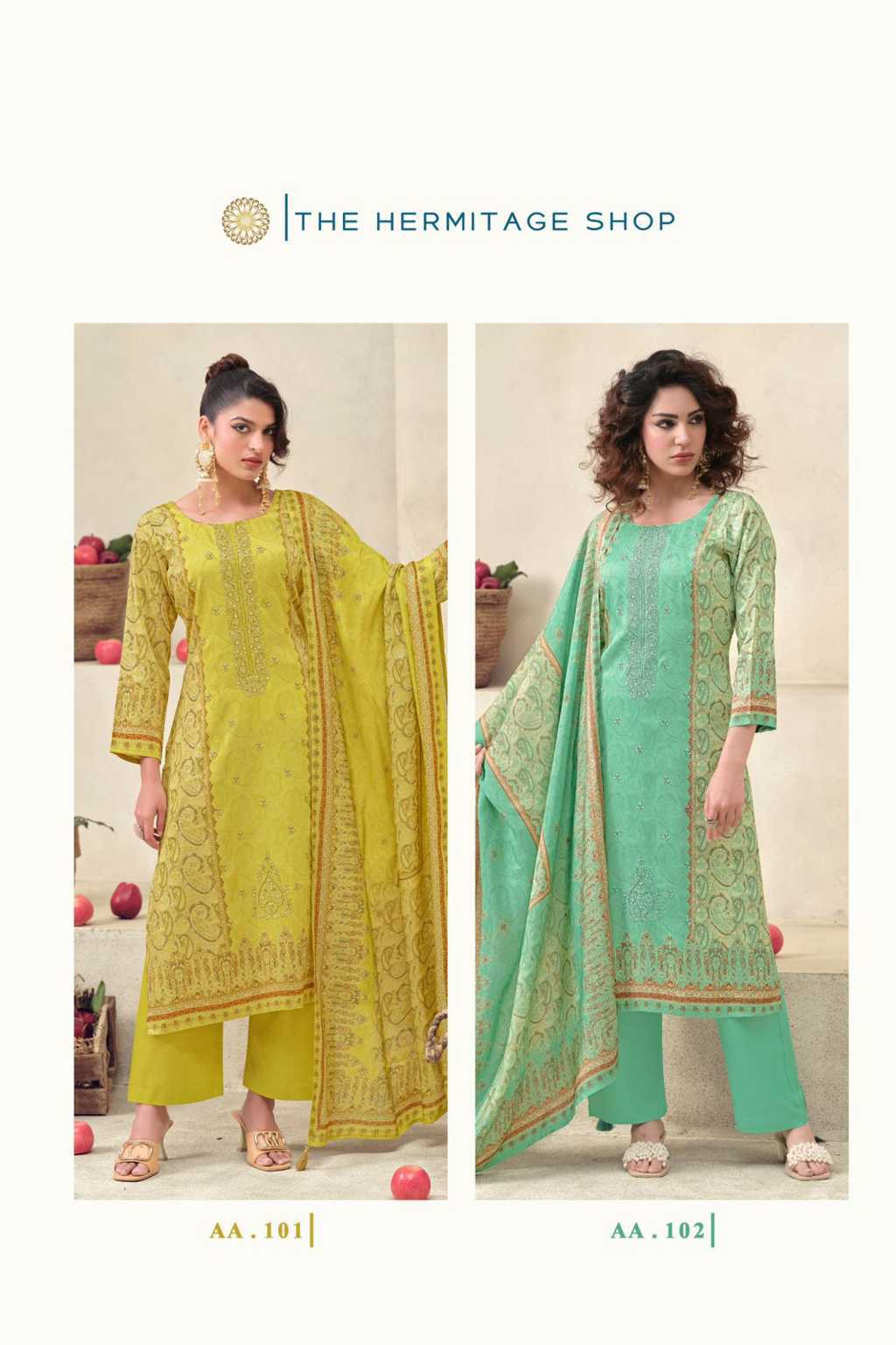 The Heritage Shop Aaranya Vol 5 Cotton Salwar Suit Catalog 4 Pcs (19) The Heritage Shop Aaranya Vol 5 Cotton Salwar Suit Catalog 4 Pcs - Image 20