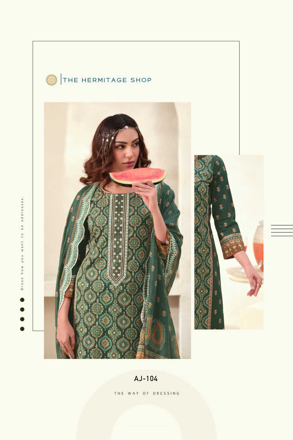 The Heritage Shop Ajrakh Vol 1 Cotton Salwar Suit Catalog 4 Pcs (16) The Heritage Shop Ajrakh Vol 1 Cotton Salwar Suit Catalog 4 Pcs - Image 17