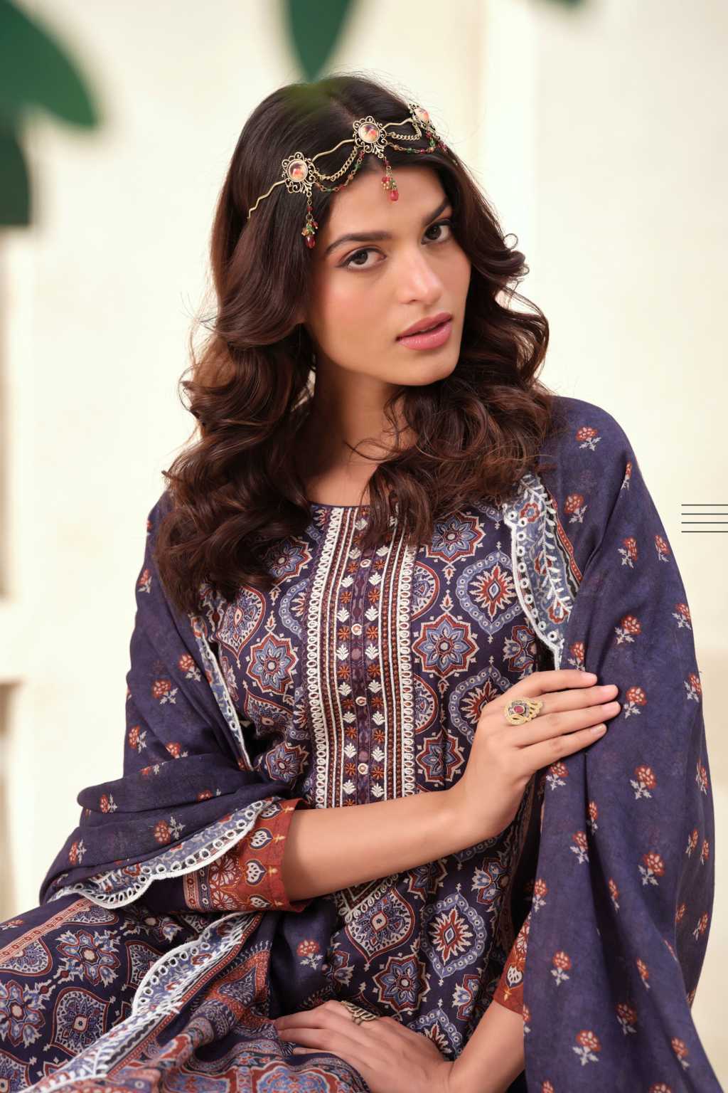 The Heritage Shop Ajrakh Vol 1 Cotton Salwar Suit Catalog 4 Pcs (6) The Heritage Shop Ajrakh Vol 1 Cotton Salwar Suit Catalog 4 Pcs - Image 7