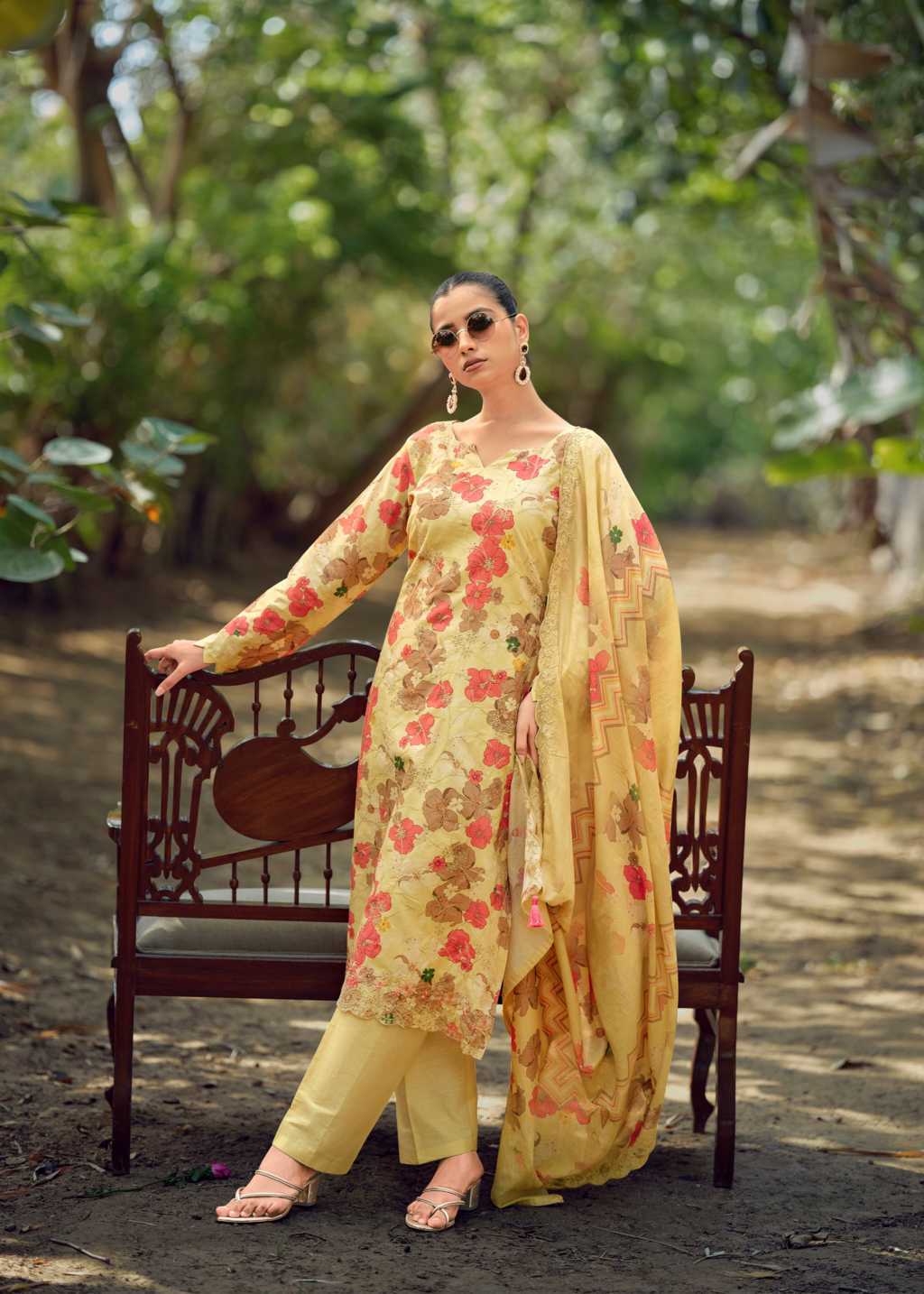 The Heritage Shop Iznik Vol 2 Cotton Salwar Suit Catalog 4 Pcs - Image 12