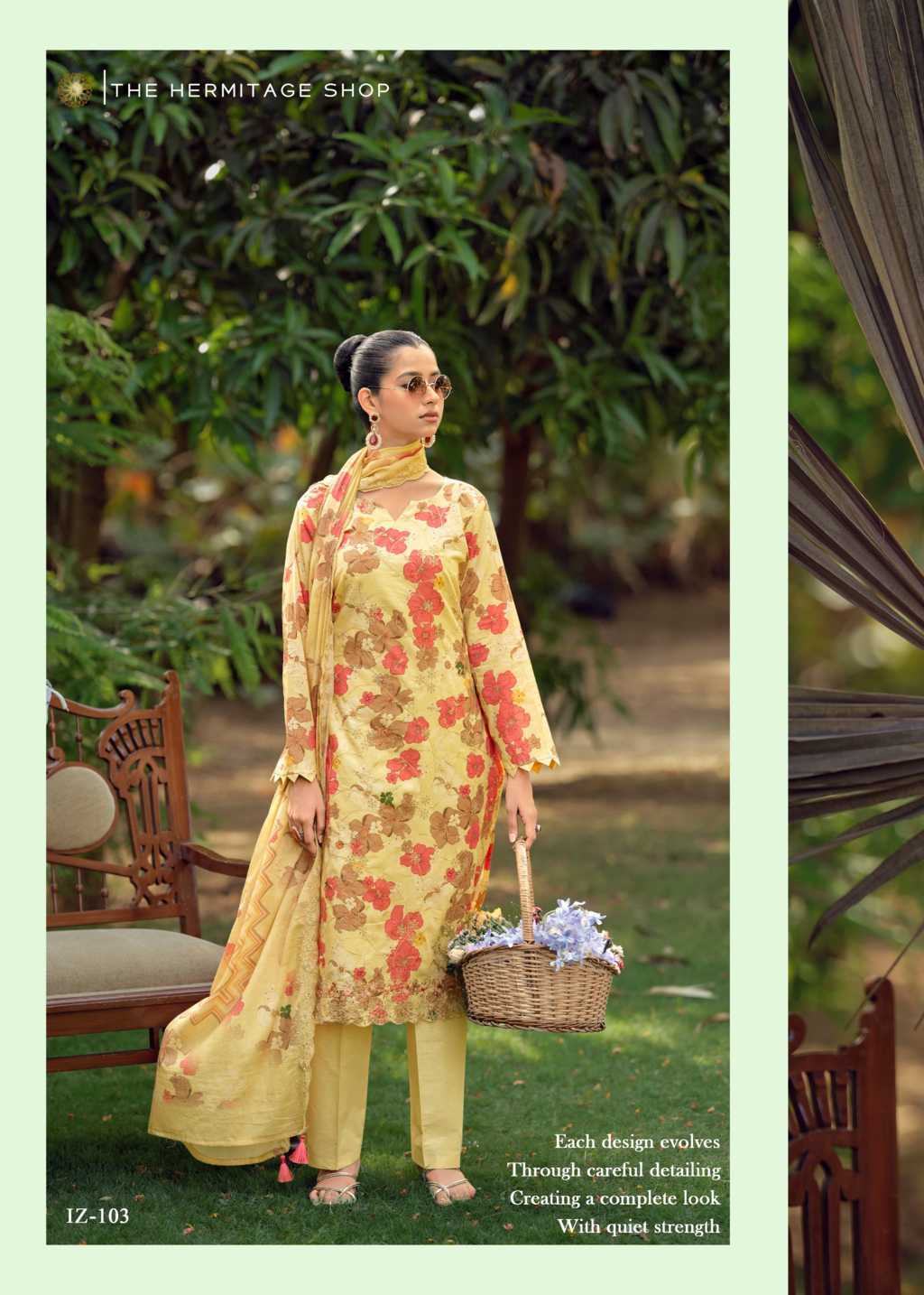 The Heritage Shop Iznik Vol 2 Cotton Salwar Suit Catalog 4 Pcs - Image 17