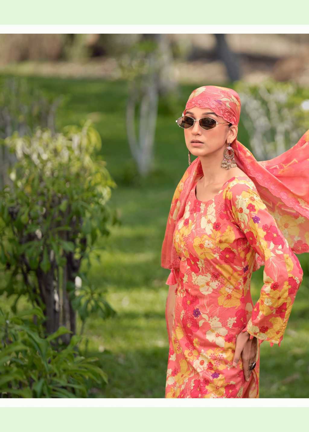 The Heritage Shop Iznik Vol 2 Cotton Salwar Suit Catalog 4 Pcs - Image 21
