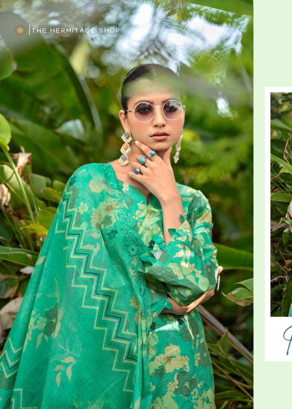 The Heritage Shop Iznik Vol 2 Cotton Salwar Suit Catalog 4 Pcs - Image 4