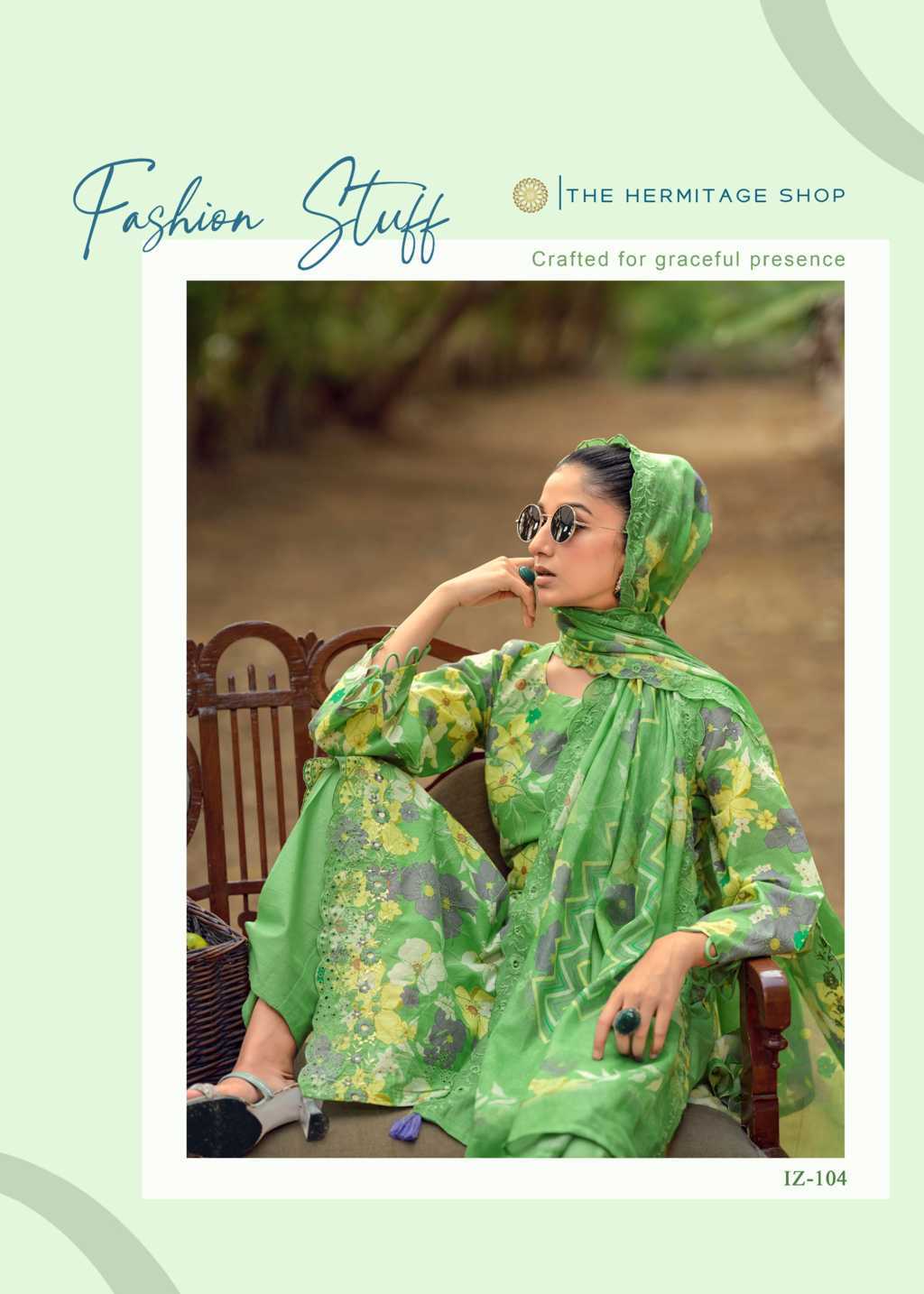 The Heritage Shop Iznik Vol 2 Cotton Salwar Suit Catalog 4 Pcs - Image 6