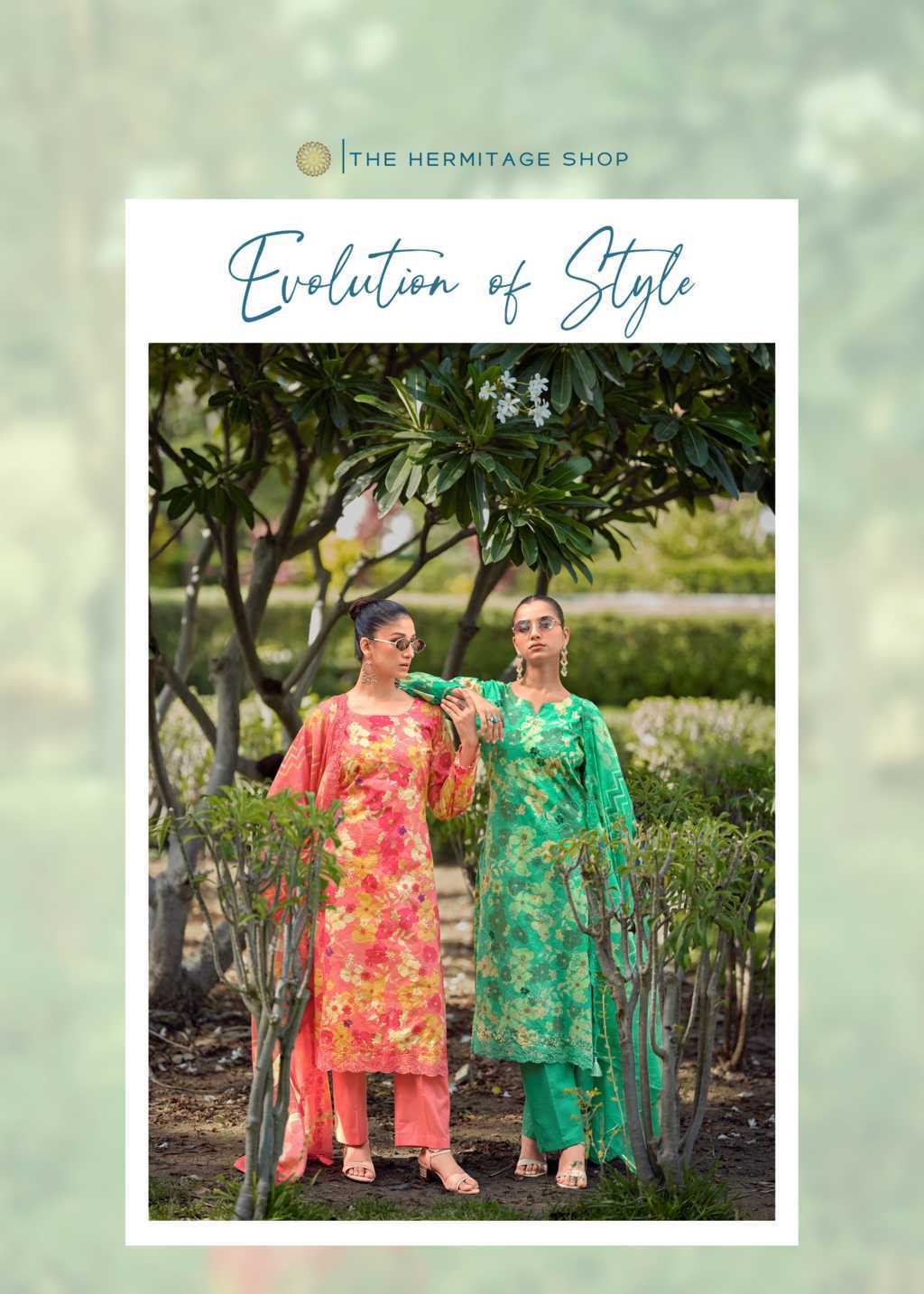 The Heritage Shop Iznik Vol 2 Cotton Salwar Suit Catalog 4 Pcs - Image 9