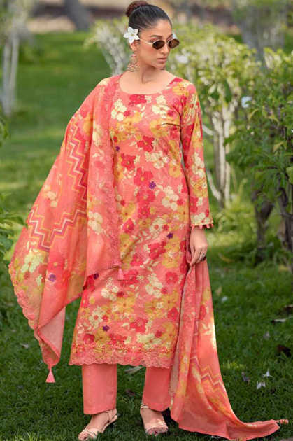The Heritage Shop Iznik Vol 2 Cotton Salwar Suit Catalog 4 Pcs