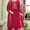 Woodee Nikhaar Kurti with Dupatta Bottom Rayon Catalog 6 Pcs
