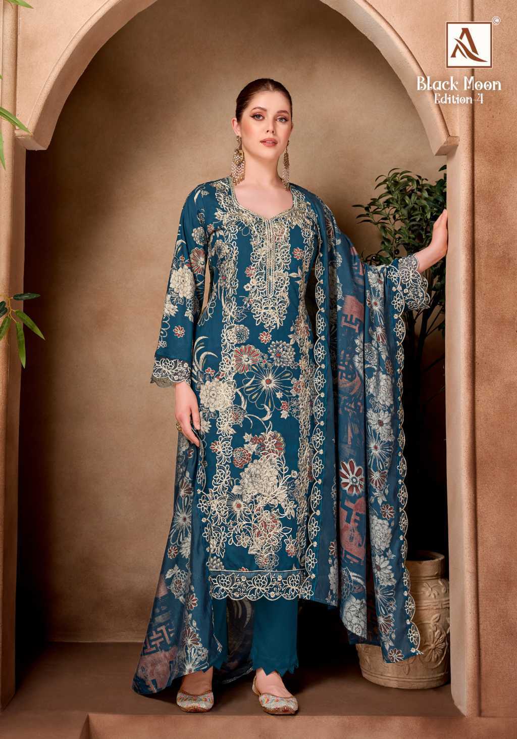 Alok Black Moon Vol 4 Viscose Salwar Suit Catalog 6 Pcs (10) Alok Black Moon Vol 4 Viscose Salwar Suit Catalog 6 Pcs - Image 11