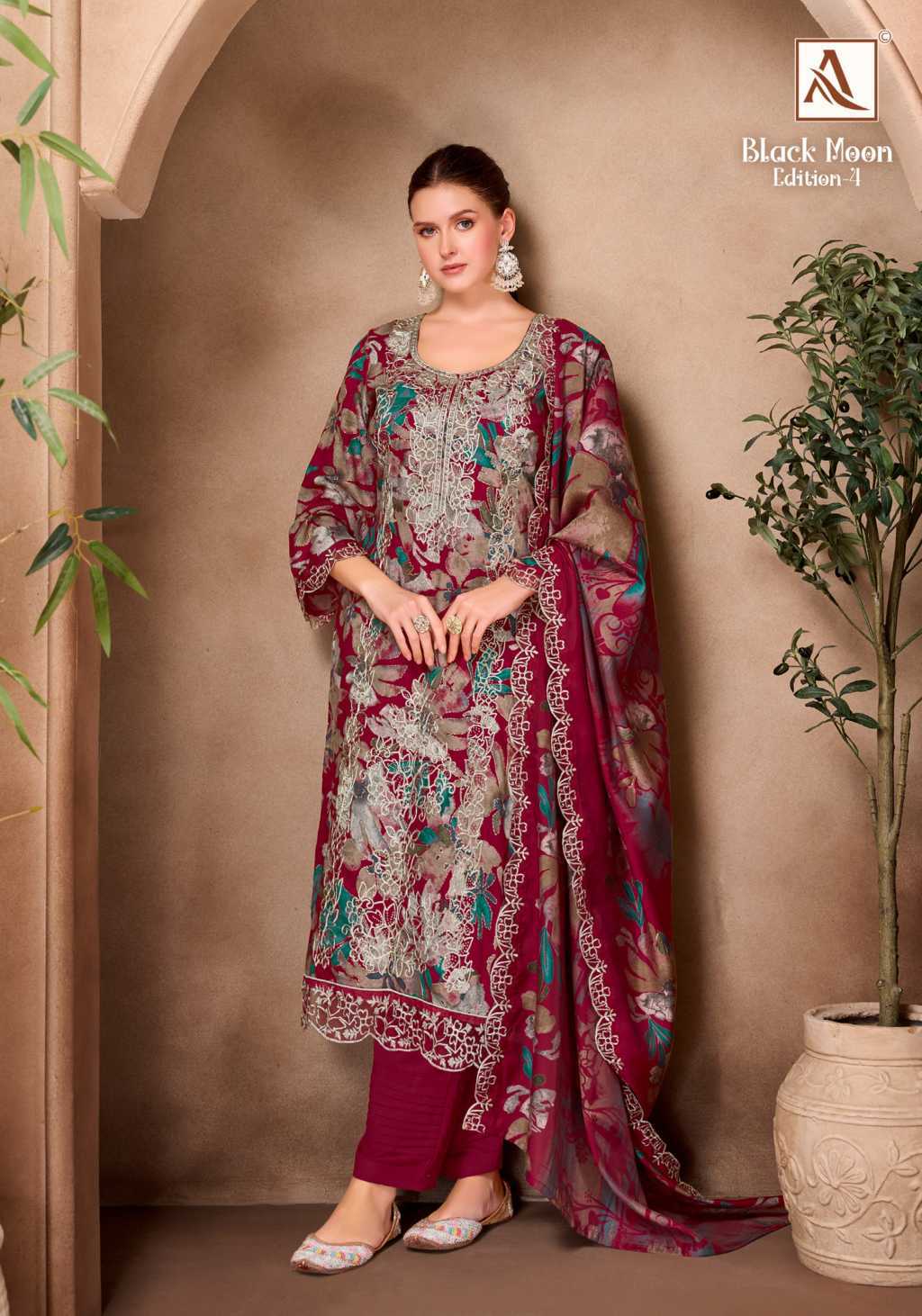 Alok Black Moon Vol 4 Viscose Salwar Suit Catalog 6 Pcs (12) Alok Black Moon Vol 4 Viscose Salwar Suit Catalog 6 Pcs - Image 13
