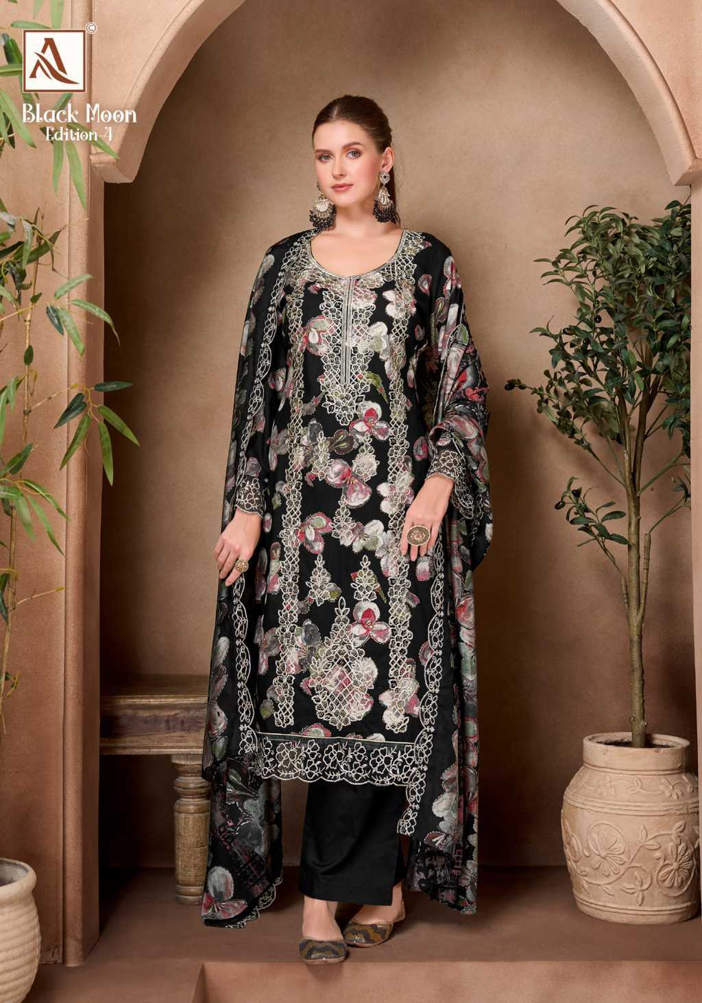 Alok Black Moon Vol 4 Viscose Salwar Suit Catalog 6 Pcs (15) Alok Black Moon Vol 4 Viscose Salwar Suit Catalog 6 Pcs - Image 16