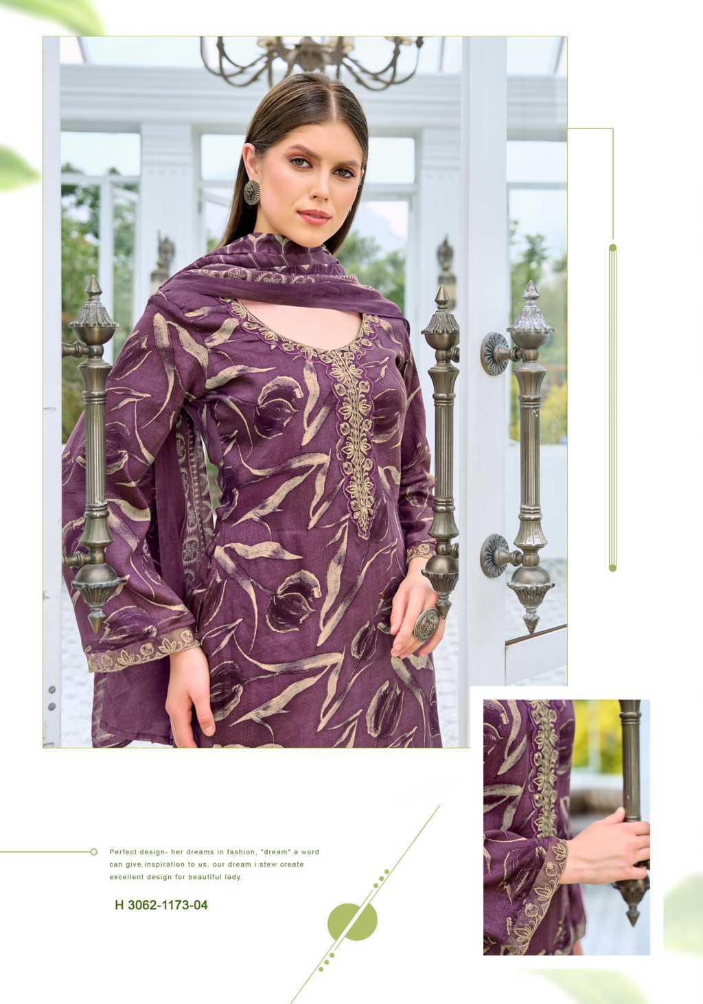 Alok Nadia Hussain Cotton Salwar Suit Catalog 4 Pcs (7) Alok Nadia Hussain Cotton Salwar Suit Catalog 4 Pcs - Image 8