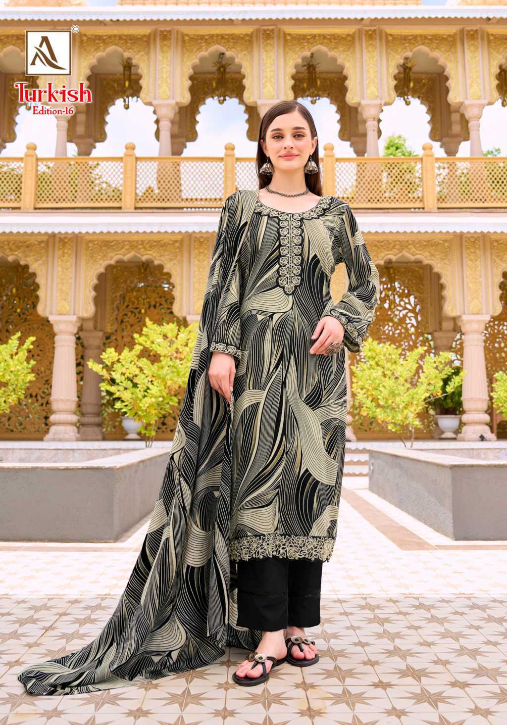 Alok Turkish Vol 16 Viscose Salwar Suit Catalog 6 Pcs (4) Alok Turkish Vol 16 Viscose Salwar Suit Catalog 6 Pcs - Image 5