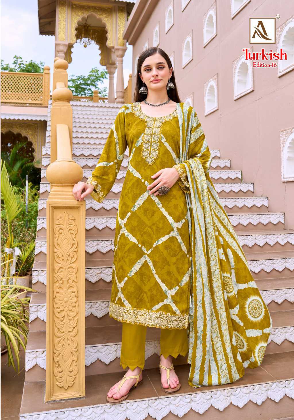 Alok Turkish Vol 16 Viscose Salwar Suit Catalog 6 Pcs (8) Alok Turkish Vol 16 Viscose Salwar Suit Catalog 6 Pcs - Image 9