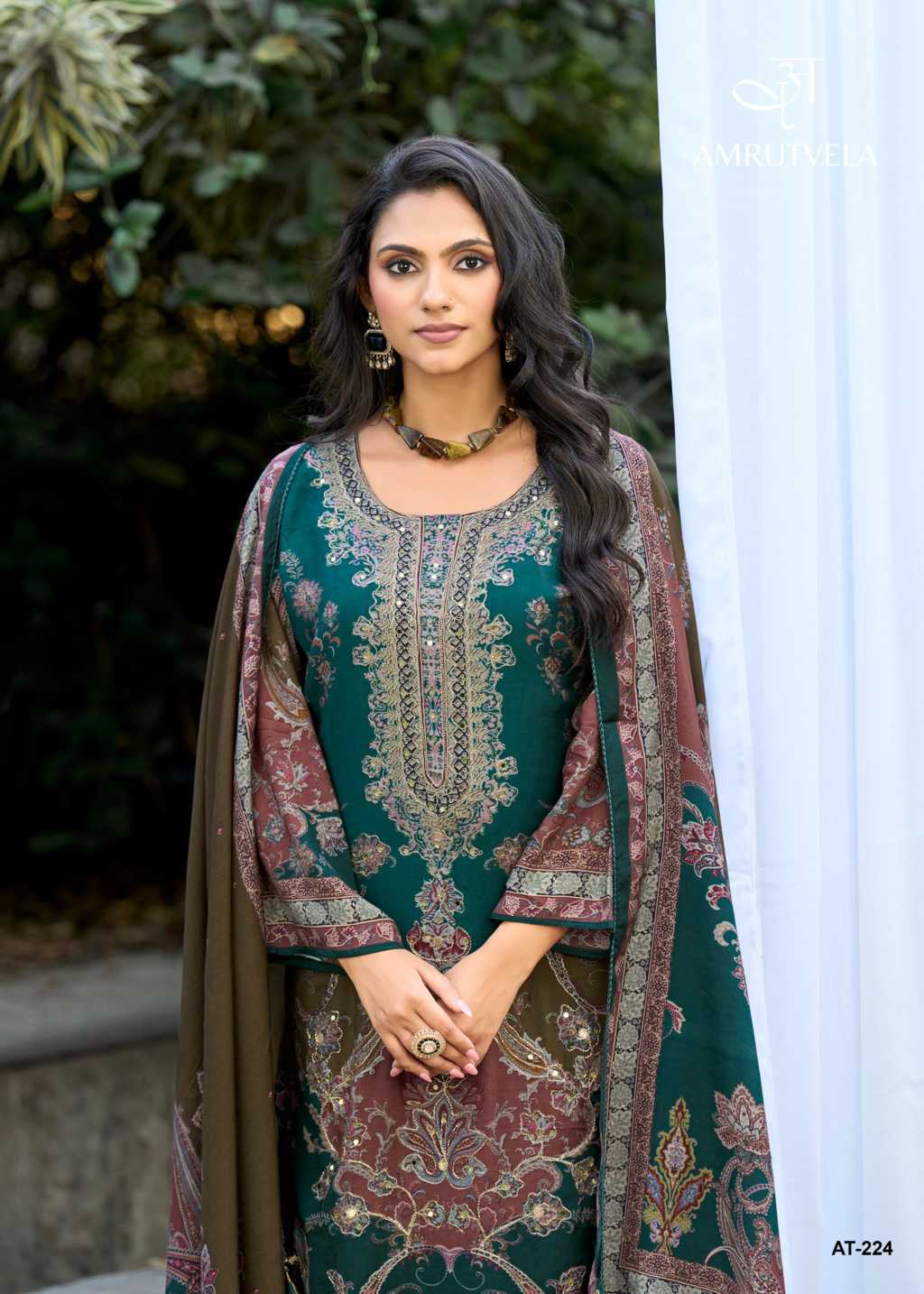 Amrutvela AT 224 A-D Viscose Salwar Suit Catalog 4 Pcs (5) Amrutvela AT 224 A-D Viscose Salwar Suit Catalog 4 Pcs - Image 6