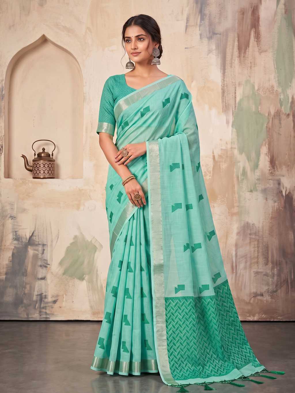 Astita Aarzoo Linen Saree Sari Catalog 8 Pcs (4) Astita Aarzoo Linen Saree Sari Catalog 8 Pcs - Image 5